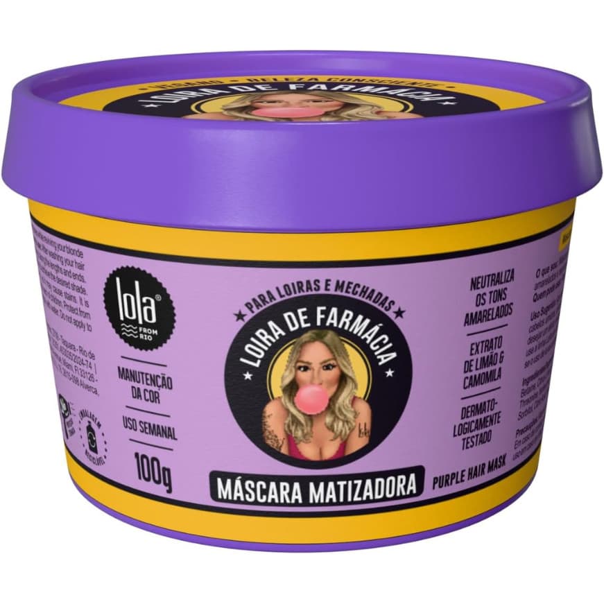 Loira De Farmácia Mascara Matizadora Lola