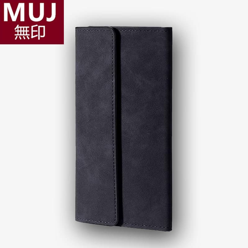 carteira masculina com ziper carteira masculina 2026 novo estilo japonês fosco carteira grande capacidade masculino Mult
