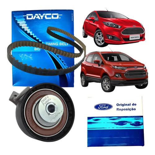 Kit Correia Dentada + Tensor Ford Ka 1.5 16v 4c Sigma