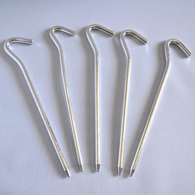 Pregos à terra para barraca de liga de alumínio, dossel forte, unhas à terra de alumínio, produtos ao ar livre, unhas em