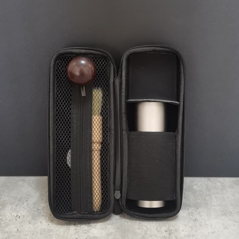 Adequado para Taimo pequeno ciclone 01S portátil máquina de café saco de armazenamento mão-fabricado moedor de grãos de