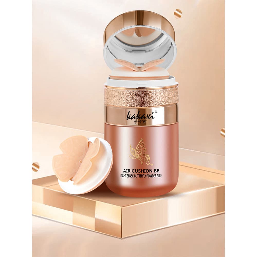 Influencer Butterfly Air Cushion Beauty Cream Hidratante Corretivo de isolamento de longa duração BB Cream Base líquida