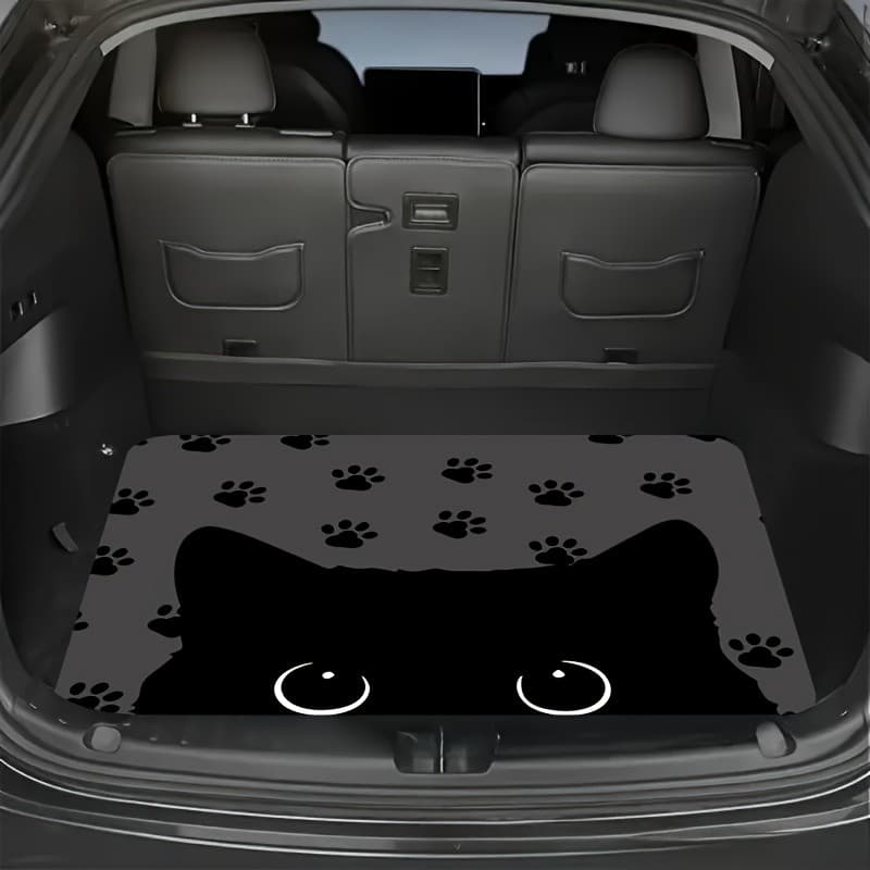 Tapete de porta-malas impresso para decoração de carro de 1 unidade, produtos essenciais de viagem, Universal para vário