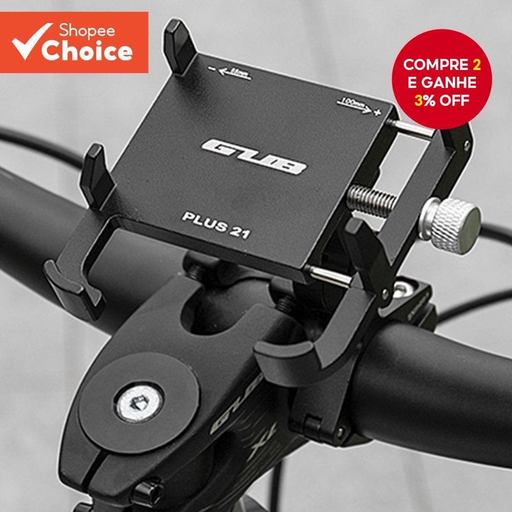 GUB PLUS Rotatable Anti-slip Motorcycle Bike Phone Holder Bracket