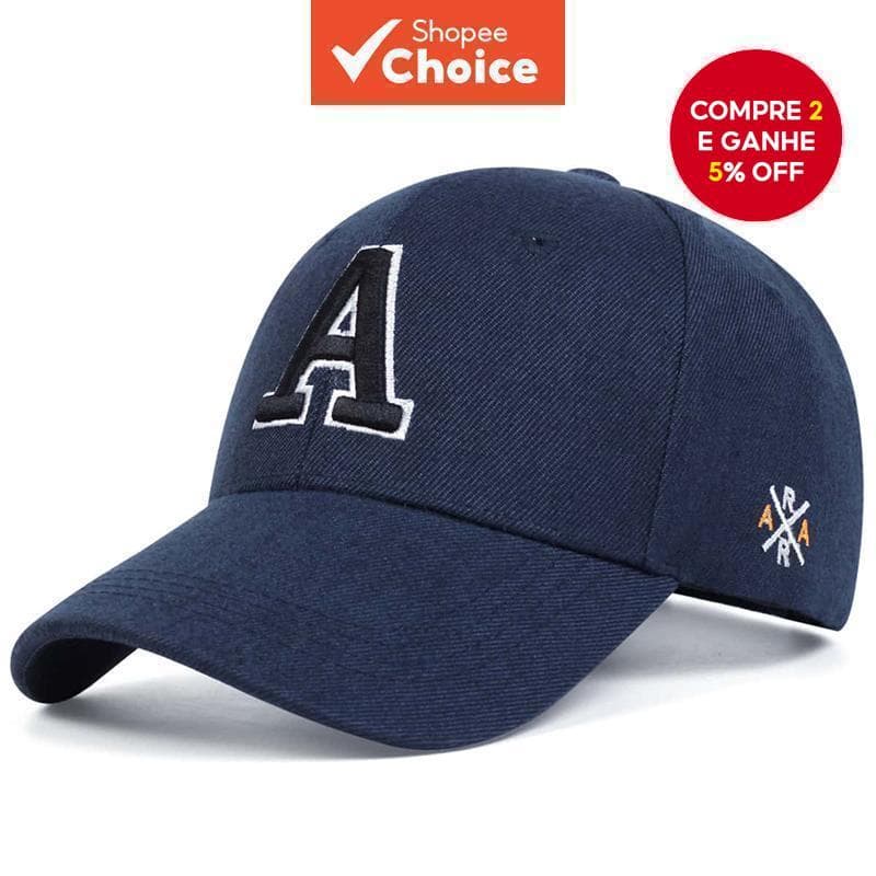Boné de beisebol com letra Extra grande circunferência da cabeça boné masculino de cinco peças Plus Size boné masculino