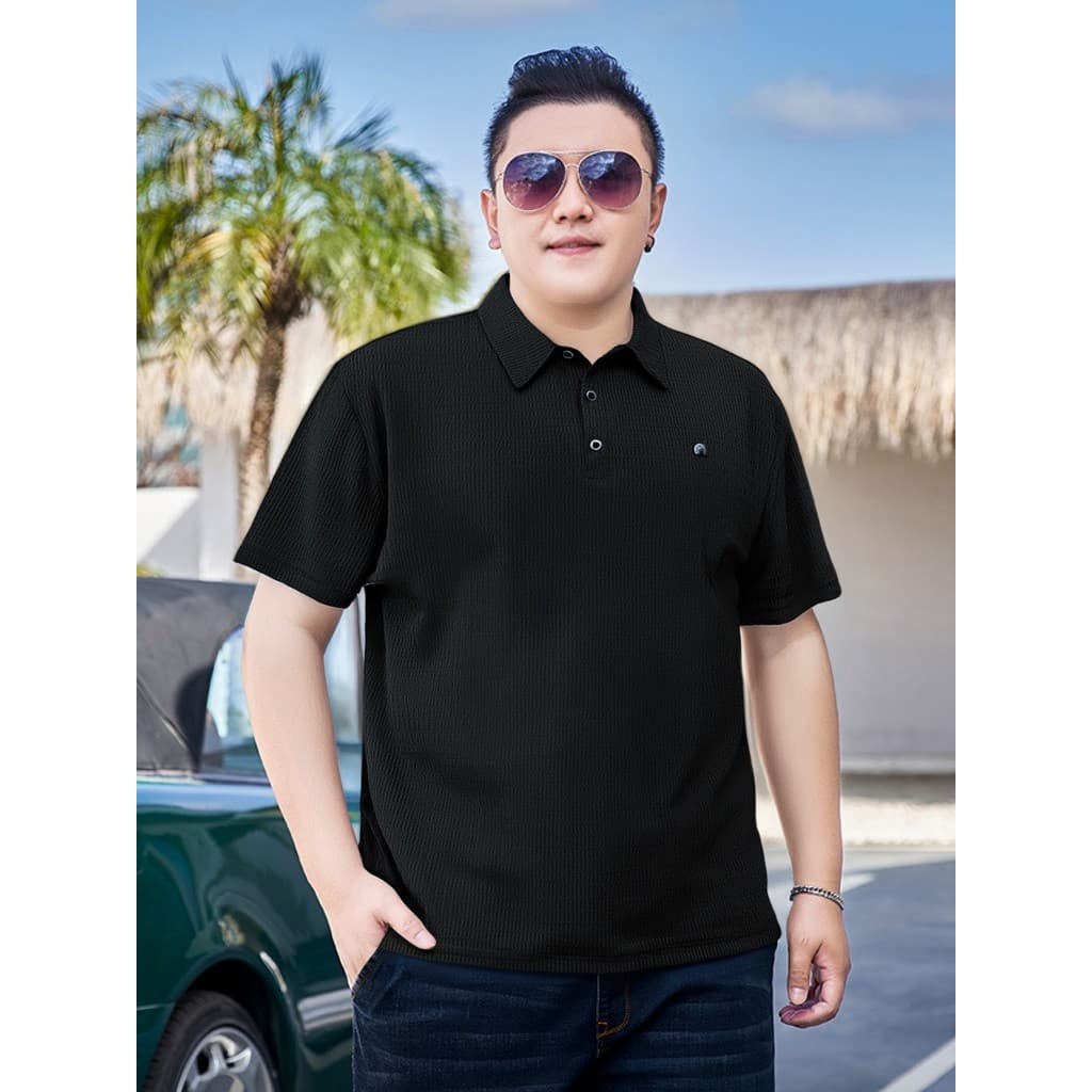 Gordo camiseta de manga curta masculina 2025 novo estilo obesidade plus Size masculino na moda solto mais gordura mais g