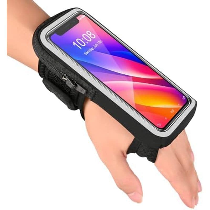 Suporte De Telefone Com Pulseira Para Corrida , Braçadeiras De Antebraço , Braçadeira De Slot Cartão iPhone Pro Max Plus