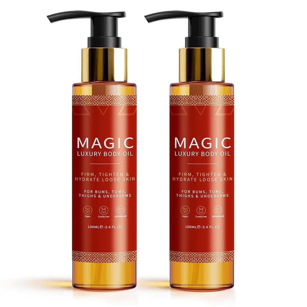 Limpador/Sérum de Limpeza/Máscara Facial Bealions Magic Firming Body Oil: Hidratante e Firmador Após o Banho - Pele Radi