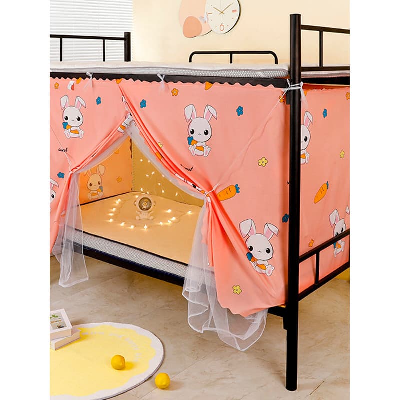 Dormitório Cortina de Cama Mosquiteiro Estilo Integrado Escola Empresa Dormitório Beliche Superior Inferior Homens Mulhe
