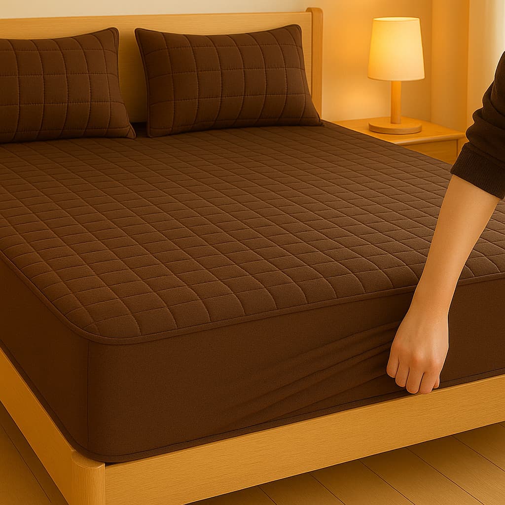 Protetor Impermeável Capa De Colchão Matelada Ultrassonica Solteiro Casal Queen King Com Elástico Envio Imediato