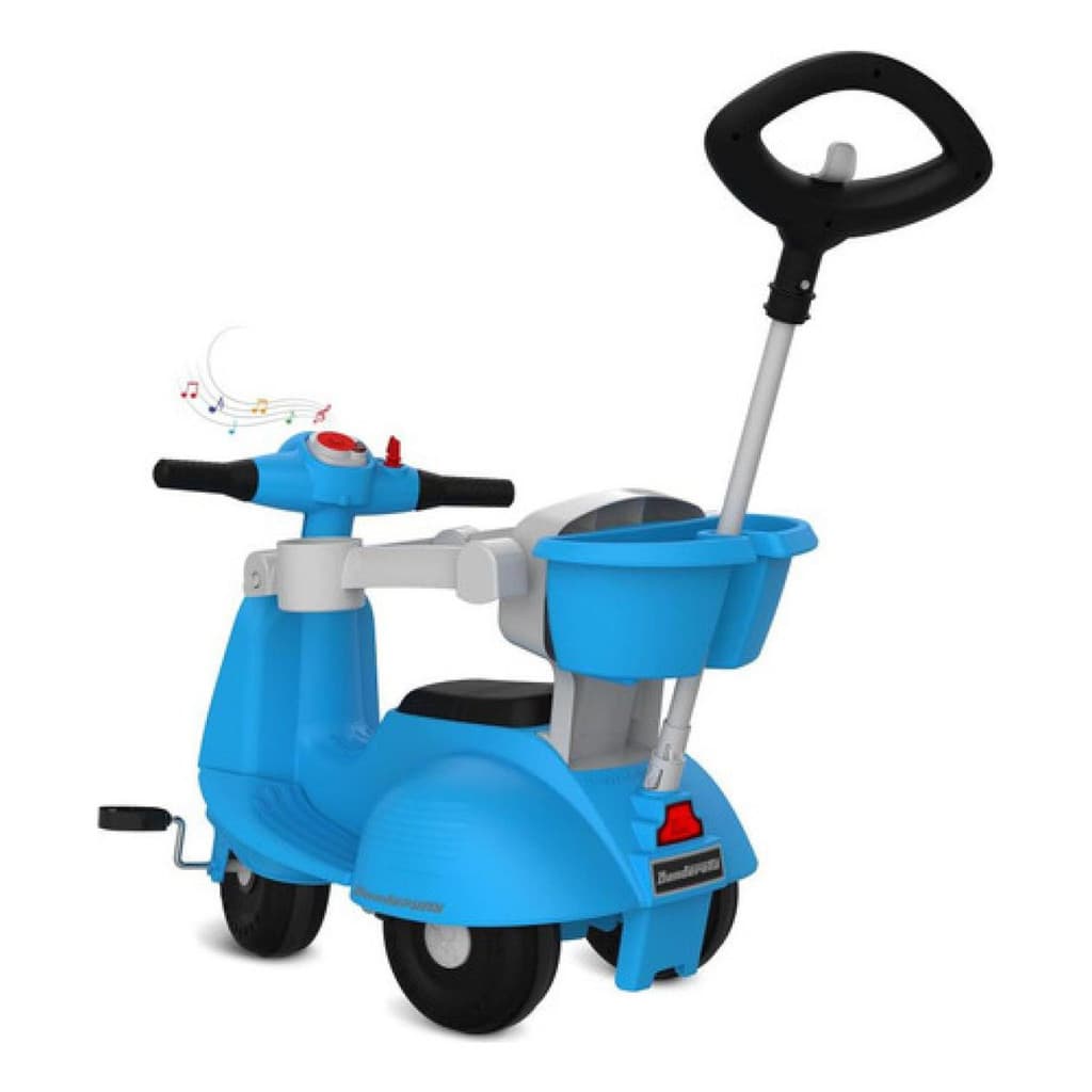 Triciclo Banderetta Passeio Pedal Azul Bandeirante | 1 ou 2 un | Pronta Entrega