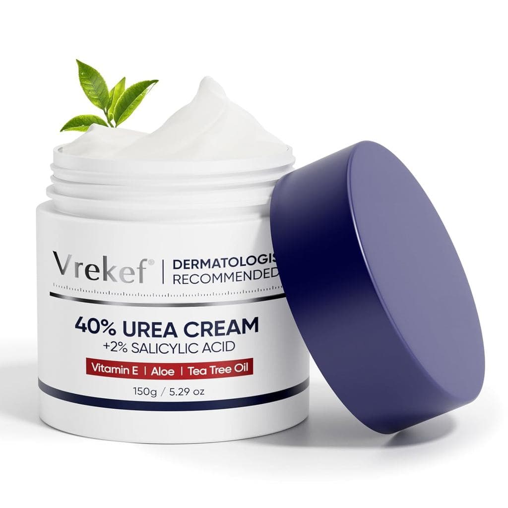 Creme de Ureia 40% para Pés, Máxima Potência, Creme de Ureia 40% com Ácido Salicílico 2%, Creme para Pés e Mãos para Pel