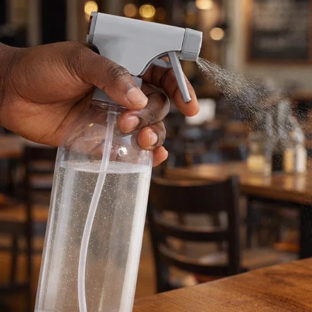 Borrifador spray multiuso limpeza agua 500ml pulverizador resistente uso doméstico