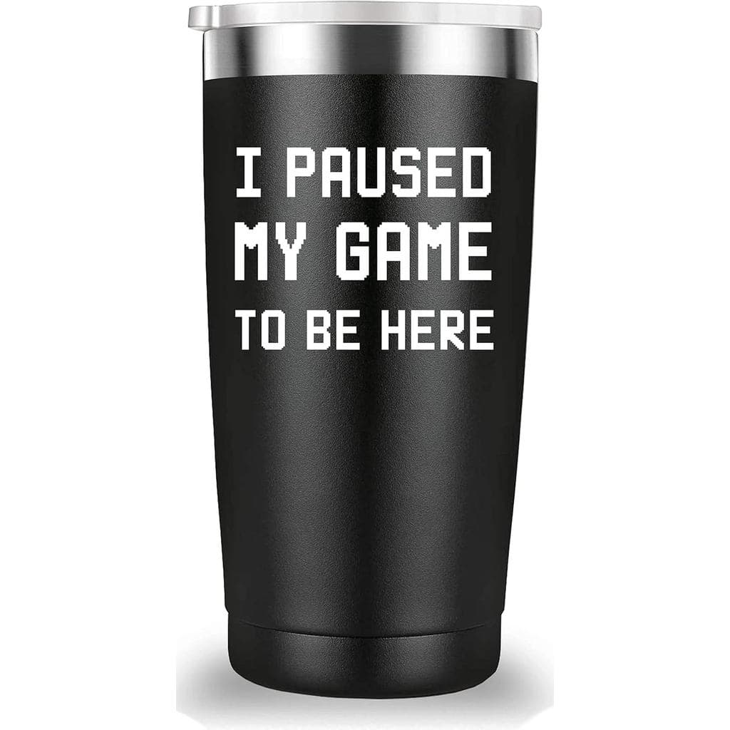 Mamihlap Pausei Meu Jogo Para Estar Aqui Caneca Térmica de Viagem. Presentes para Gamers Masculinos, Adolescentes e Jove