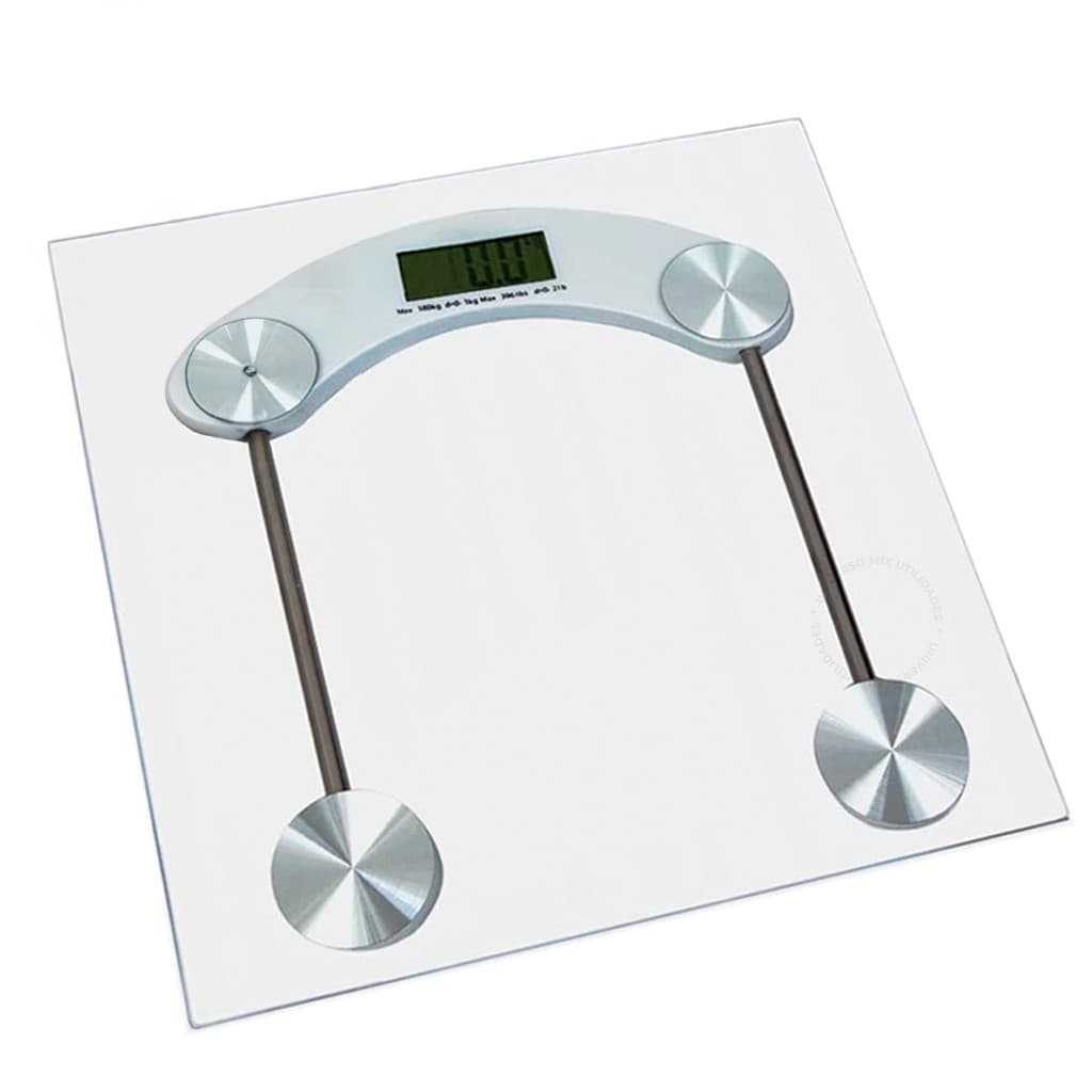 Balança 180kg Digital Com Vidro Temperado Premium - Otmo