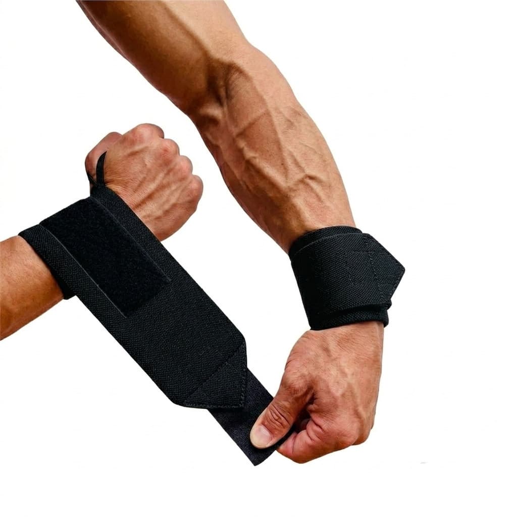 Par de Munhequeiras Profissionais para Punho | Suporte e Estabilidade para Academia, Crossfit e Musculação