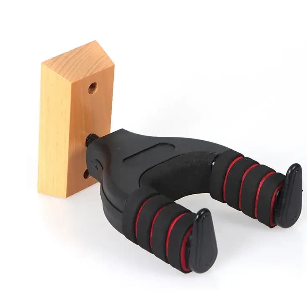 Suporte de Parede para Violão Guitarra Baixo Base Madeira