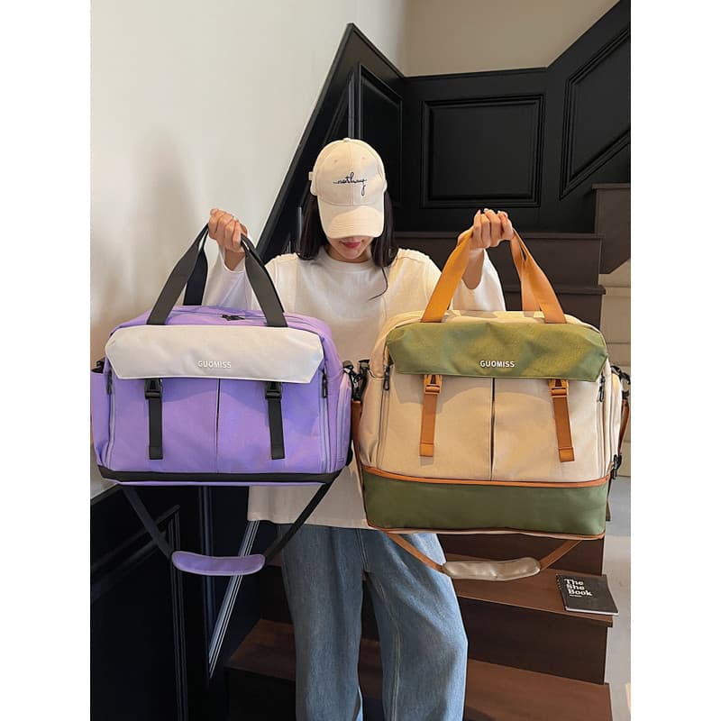 Bolsa de viagem de curta distância, masculina, feminina, leve, grande capacidade, viagem de negócios, bolsa de bagagem,