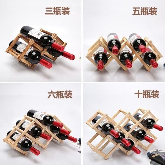 Estilo europeu de madeira maciça luz luxo High-End vinho tinto rack ornamentos armário de vinho decorações criativo vinh
