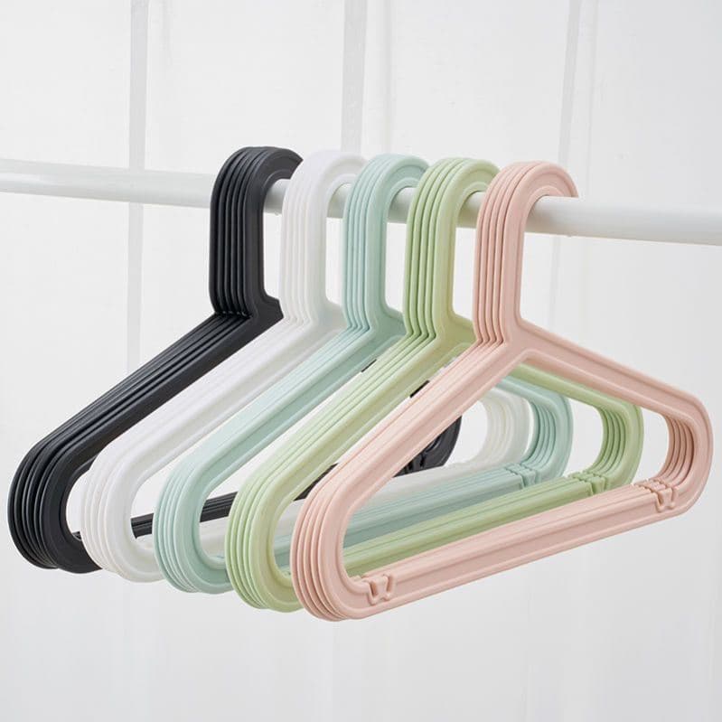 Cabide de roupas de quarto de plástico adulto estilo japonês antiderrapante branco Rack de secagem molhado seco fabrican
