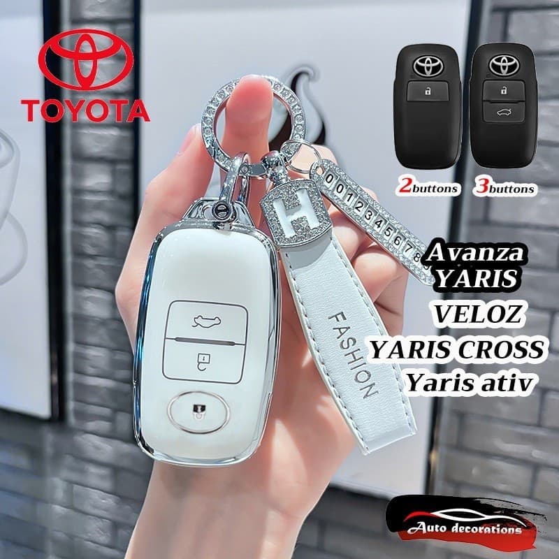 Capa para chave inteligente Toyota Yaris Cross, uma bela capa para chave de carro adequada para Yaris Cross, Yaris Ativ