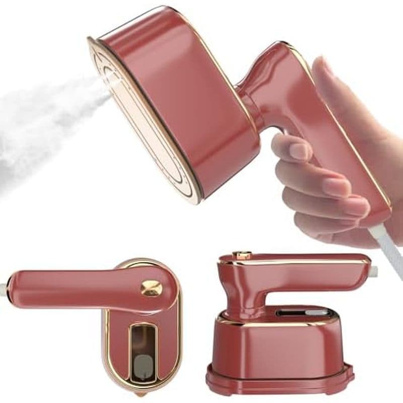 Mini Ferro A Vapor Para Viagem Roupas , Portátil , Tamanho De , Itens Essenciais , Dormitório Universitário Em Casa (Rox