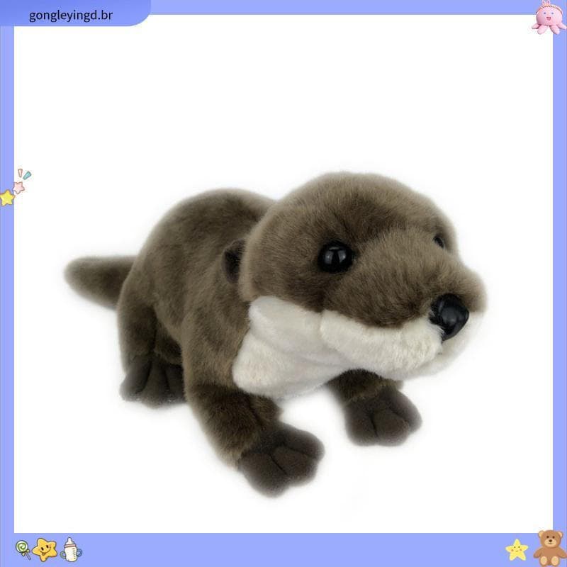 LANFY Brinquedo De Pelúcia De Lontra Para Crianças 46cm Animal Macio