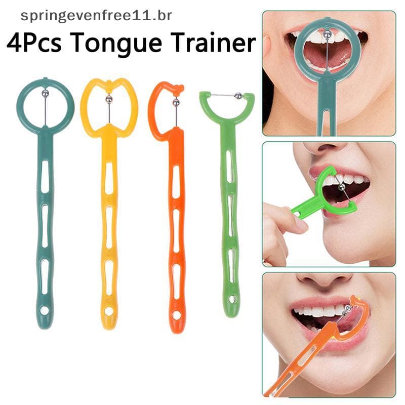 Primavera 4 Pçs Crianças Língua Ponta Exercício Para Adultos Terapia De Fala Autismo Reabilitação Sensorial Oral Treinad