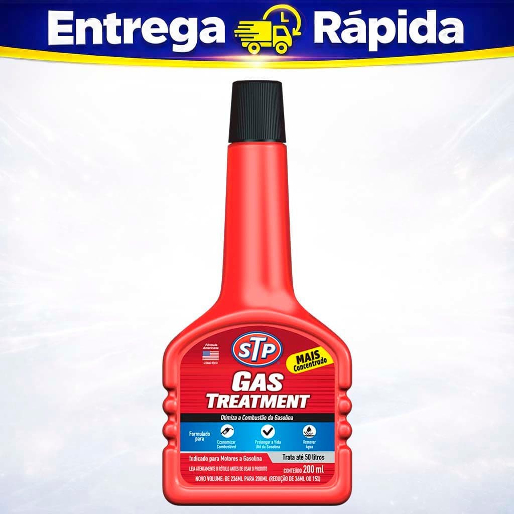 Aditivo De Tratamento Para Gasolina Gas Treatment Stp 200ml