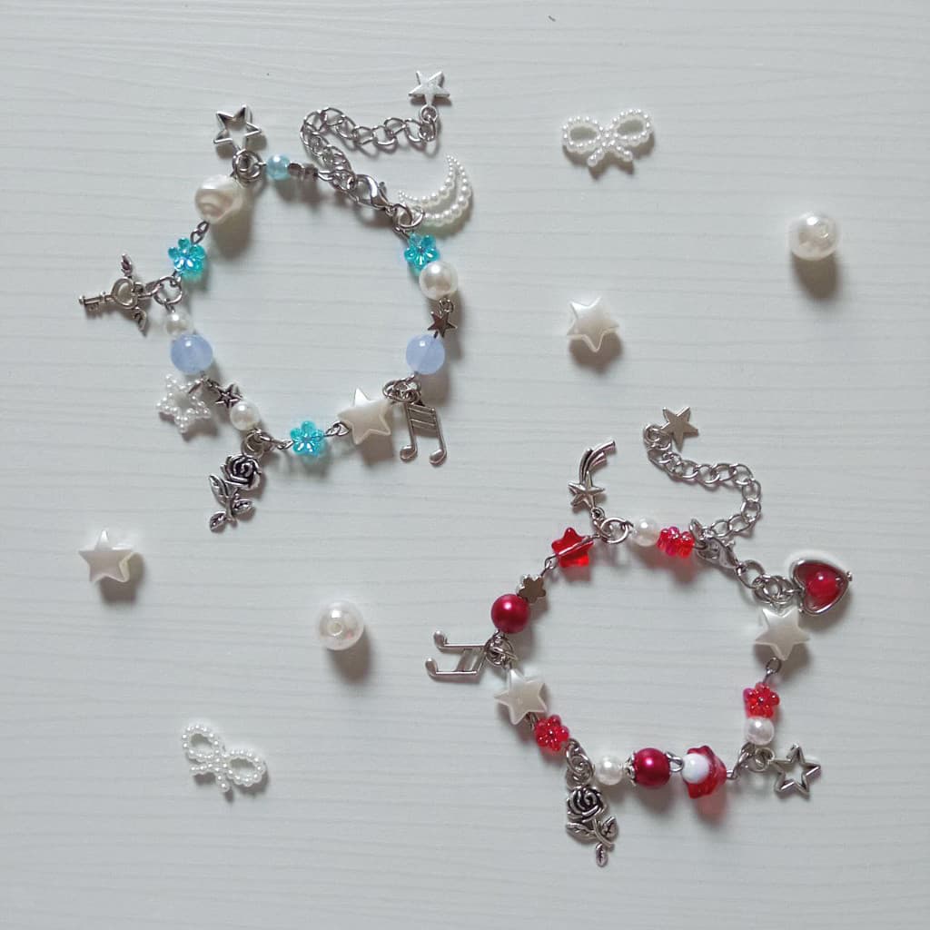 Pulseira zb1 zerobaseone kpop vermelha azul boys planet zerose