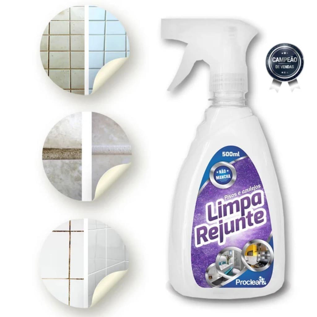 Limpa Rejunte Remove Mofo Desengordura E Renova Seu Rejunte 500ML ENVIO Rapido