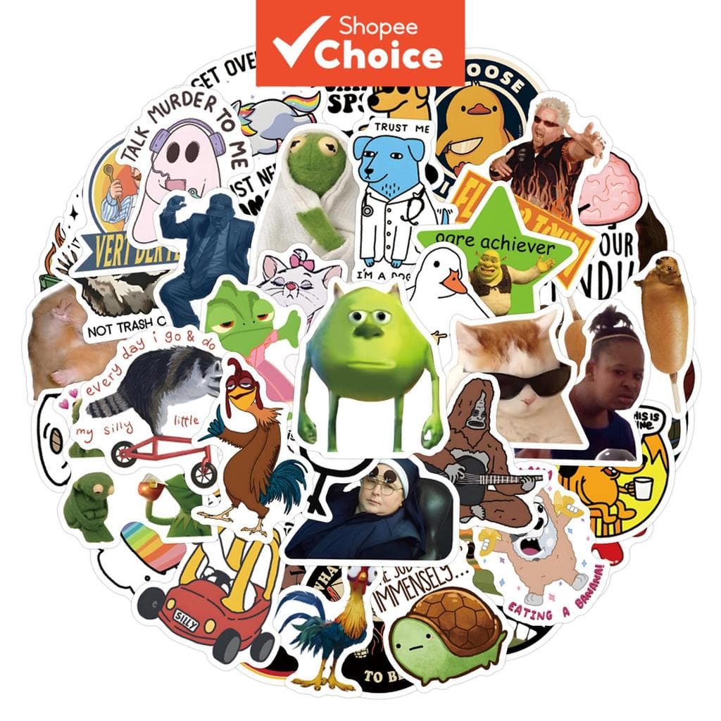 Adesivos Fofos Engraçados Animais Graffiti 275 Peças Pacote De Decalques Estéticos Para Laptop Telefone Skate Mala Scrap