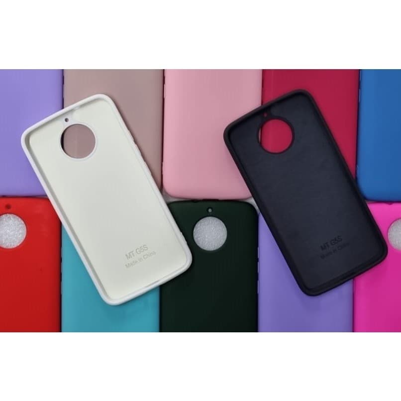 Capa Capinha  Para G5S  Motorola Silicone Aveludado