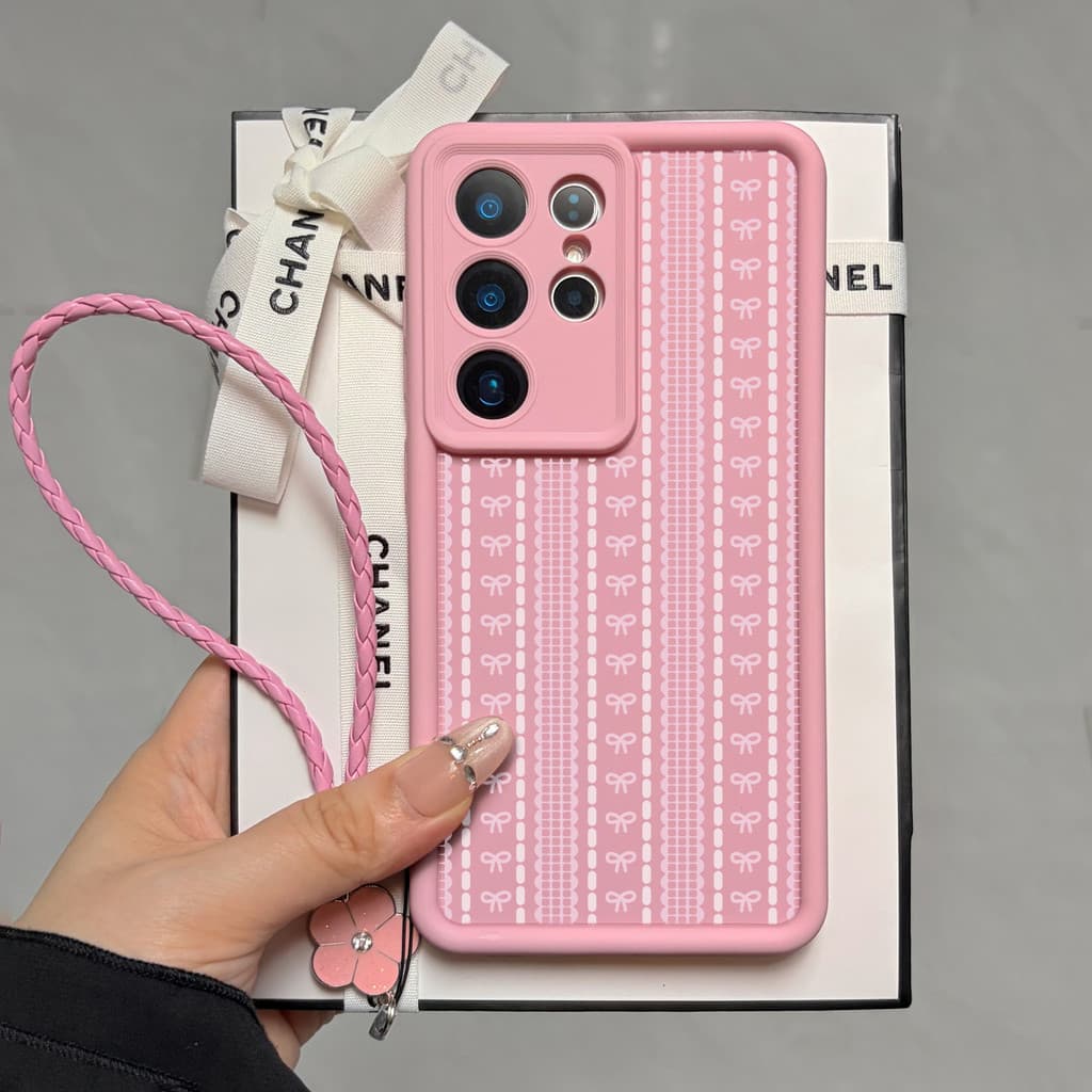 Capinha Samsung S26 ultra Anti Impacto Feminina com Cordão A56 A36 A26 A55 A35 A25 S23 S25 S24 Ultra #056F