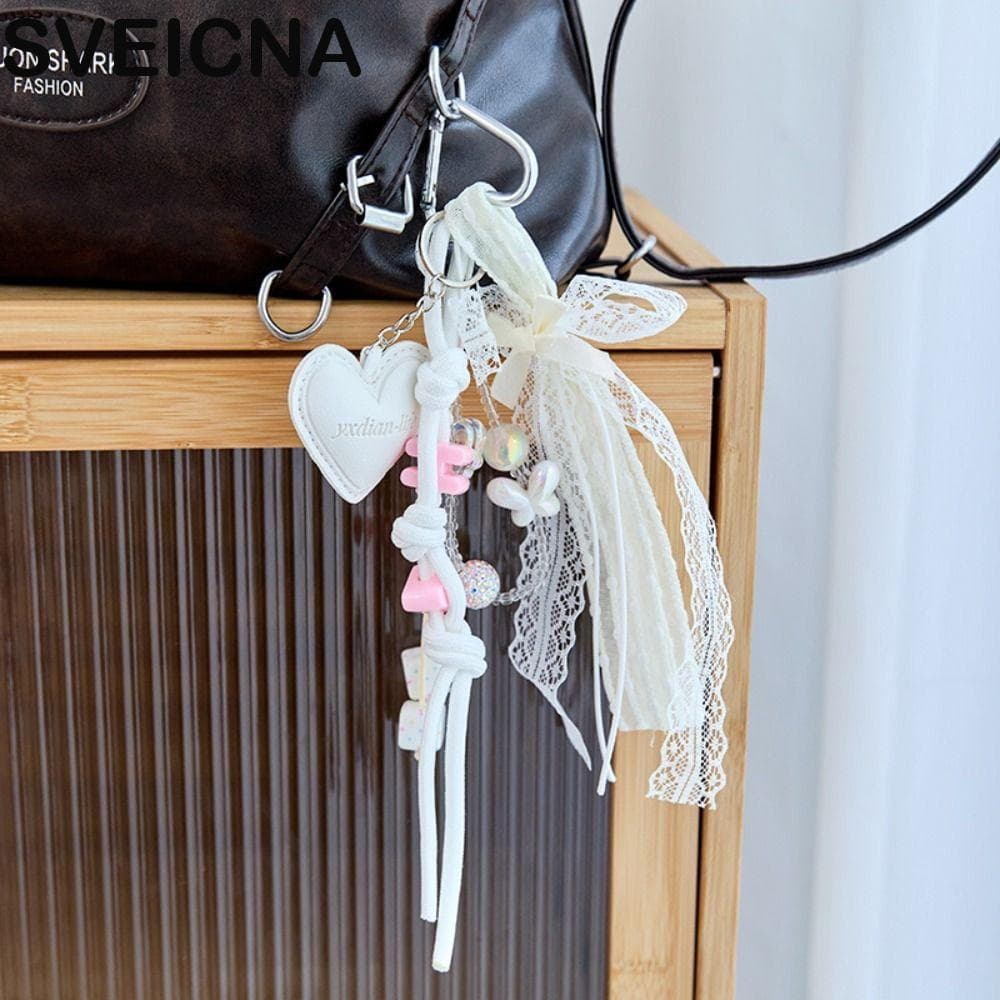 Chaveiro SVEICNA Star Bear , Pingente De Bolsa De Corda Trançada Com Doce , De Borla De Amor De Alta Qualidade De Desenh