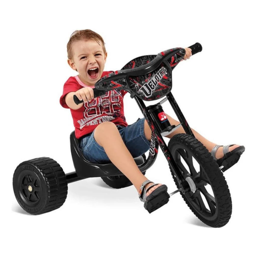 Triciclo Infantil Velotrol Speed Aro 14 Bandeirante | 1 ou 2un | Diversão Segura