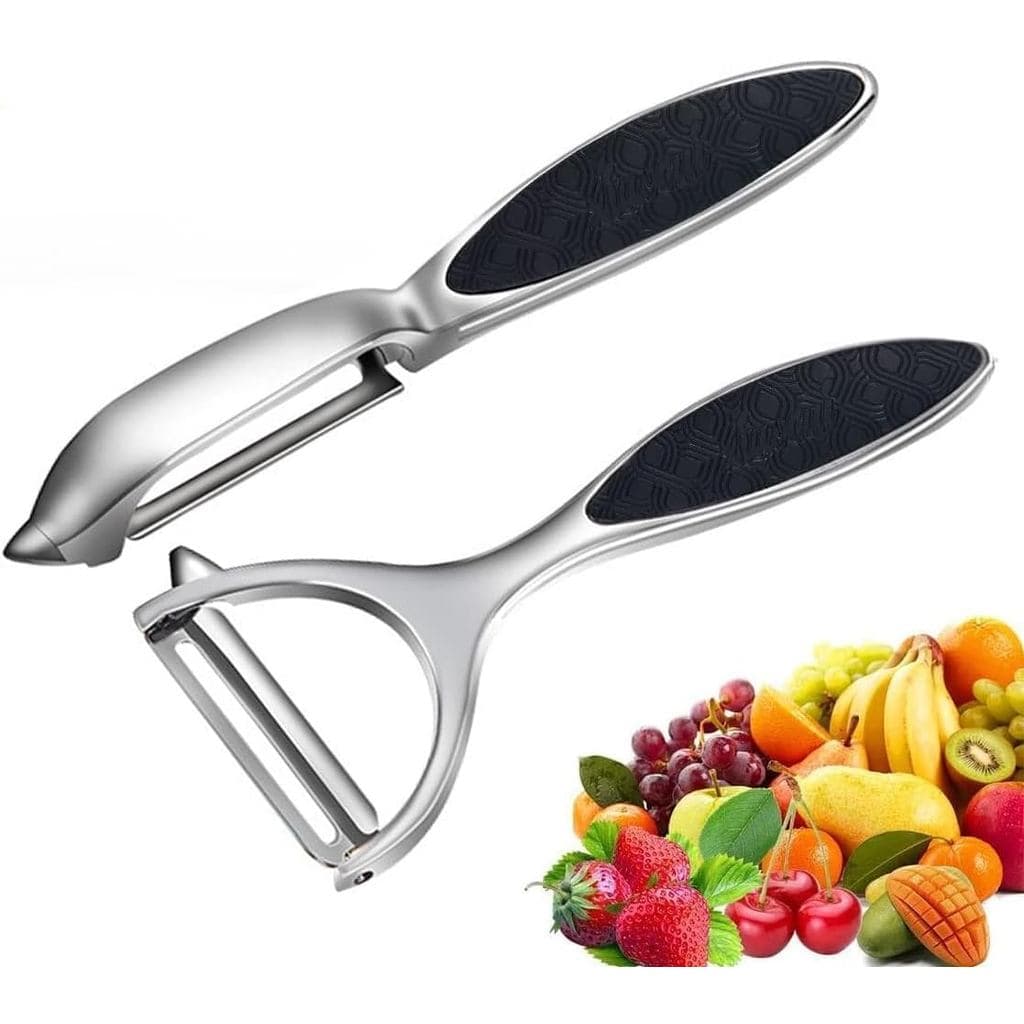 Descascador de Legumes, Descascadores de Batatas para Cozinha, Conjunto Multifuncional de Aço Inoxidável, Descascador de