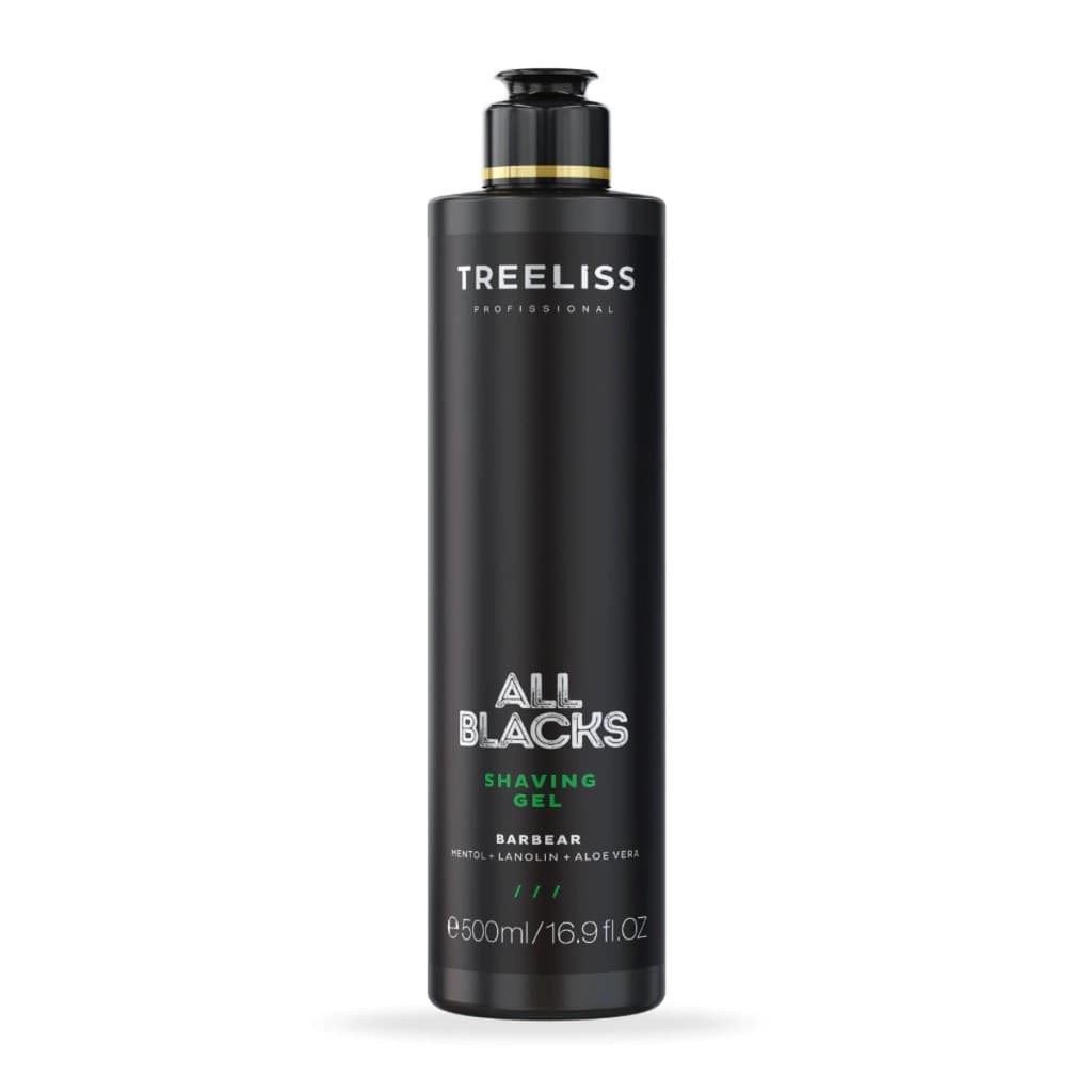 Gel de Barbear All Blacks 500ml Facilita o Deslize da Lâmina - Treeliss Profissional