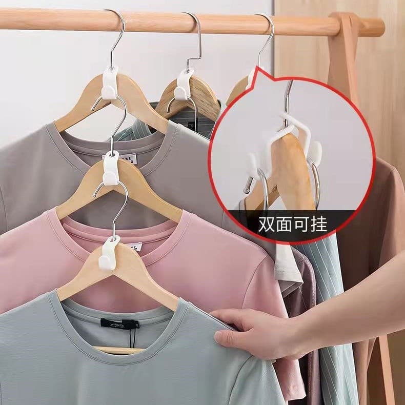 20Pcs Ganchos De Conexão De Cabide Para Armário Organizador De Mini Gancho De Armazenamento Roupa Casacos