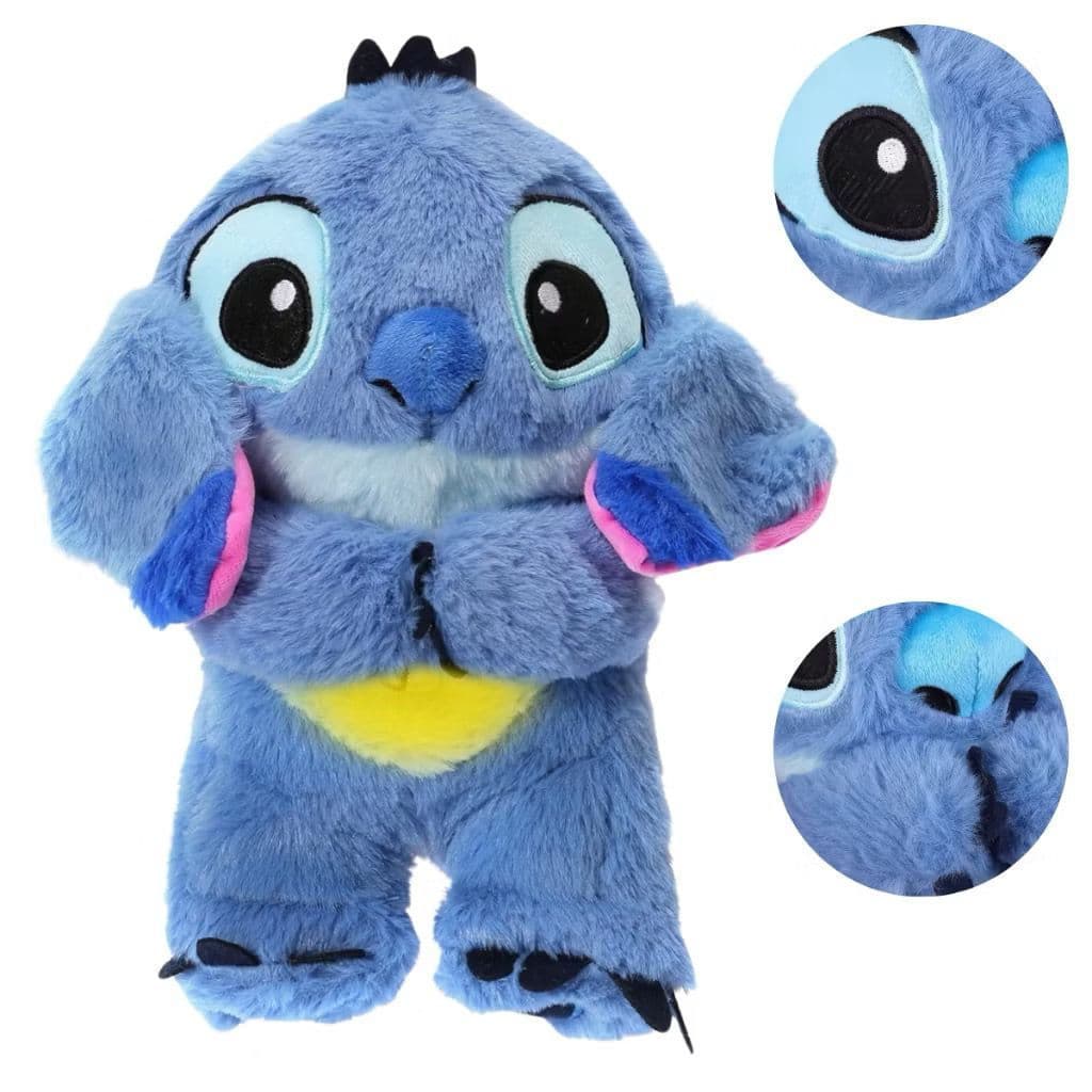 Urso Pelúcia Lilo Stitch Respira Anti-ansiedade Acalma C/luz Respiração
