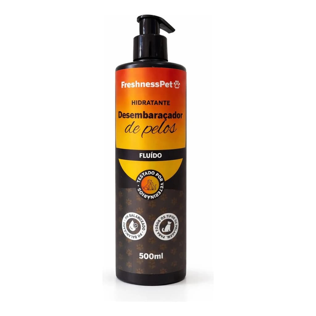 Desembaraçador de Pelos Hidratante Fluido 500ml Fleshness Pet