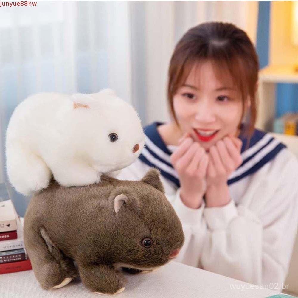 JUNYUE Hamster Brinquedos De Pelúcia Animal Adorável Travesseiro Almofada Sofá Decoração