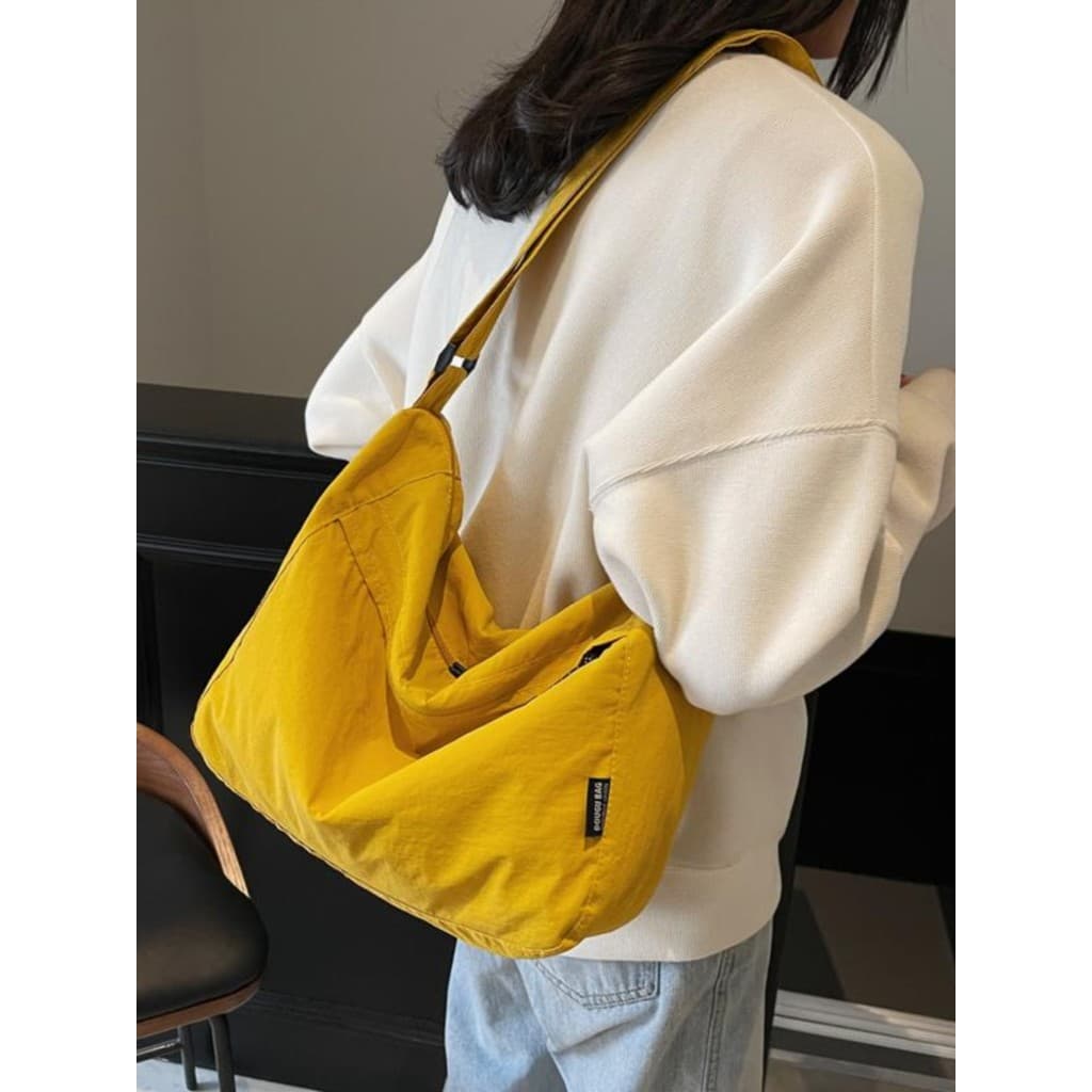 Estilo japonês saco do mensageiro masculino Casual de um ombro Diagonal saco feminino novo estilo nicho Design grande ca