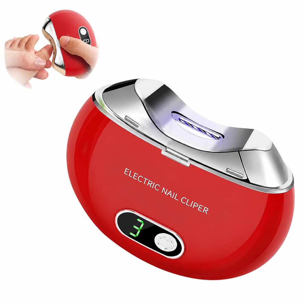 Cortador De Unhas Elétrico Inox Para Adultos E Bebês