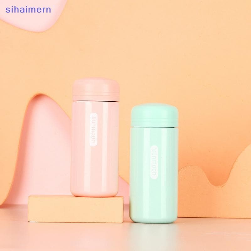 sihaimern Conveniente Mini Copo Térmico De Aço Inoxidável 150ml Ultrapact Portátil À Prova De Vazamento Moda De Água Dri