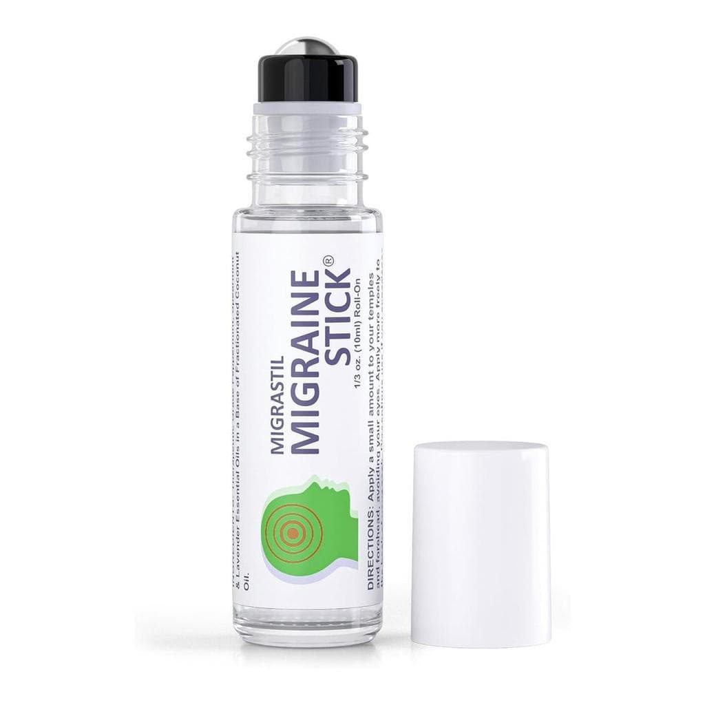 Migrastil Stick Aromaterapia Rollerball, Óleo Essencial de Hortelã-Pimenta Refrescante e Calmante, Solução Natural para
