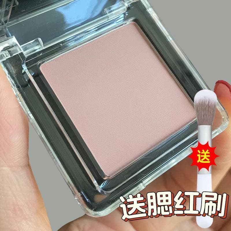 Blush monocromático 2025 novo estilo feminino alto brilho contorno tudo-em-um sombra fosco diário Natural oficial
