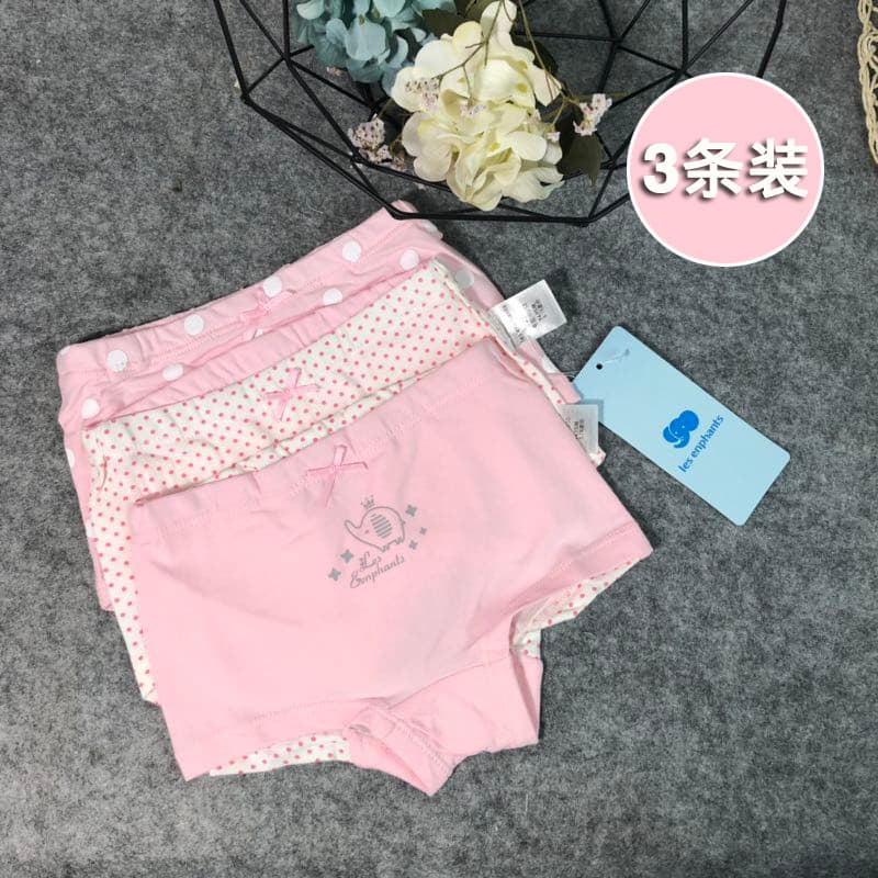 Babudou roupa íntima infantil de algodão puro, cuecas boxers para meninos e meninas, boxers infantis pequenos, médios e
