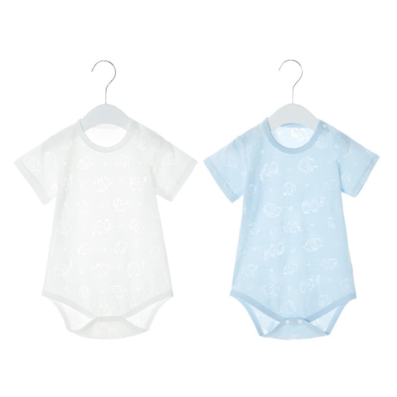 Bebê bebê macacão verão meninos meninas roupas de bebê de manga curta Hip macacão recém-nascido macacão estilo fino maca
