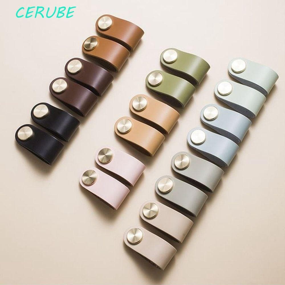 Cabo De Couro CERUBE Hardware Macio Móveis Infantis Estilo Moderno Puxadores De Artificial